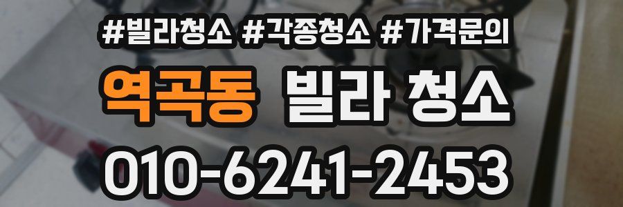 역곡동 빌라 청소