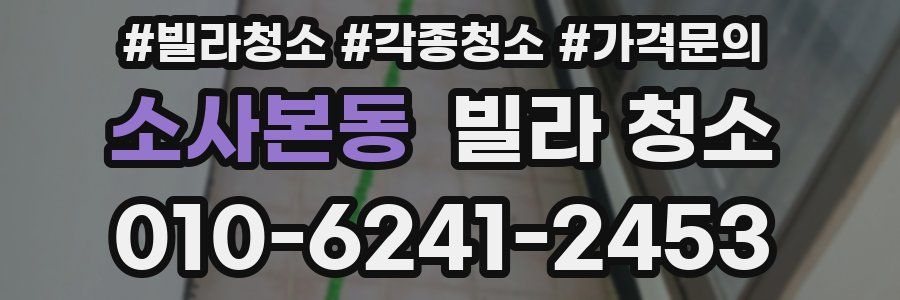 소사본동 빌라 청소