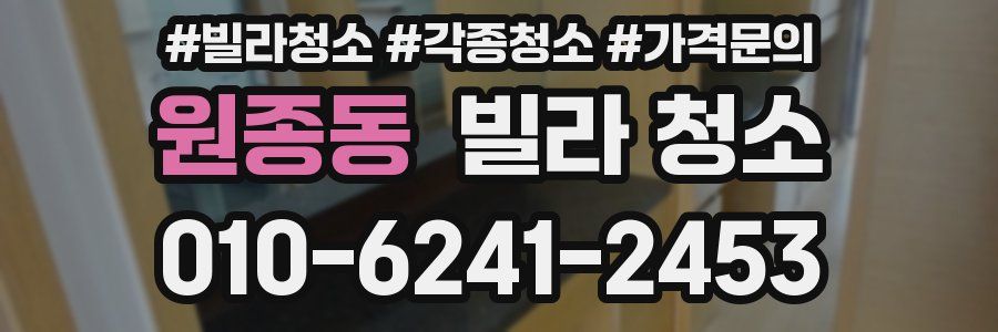 원종동 빌라 청소