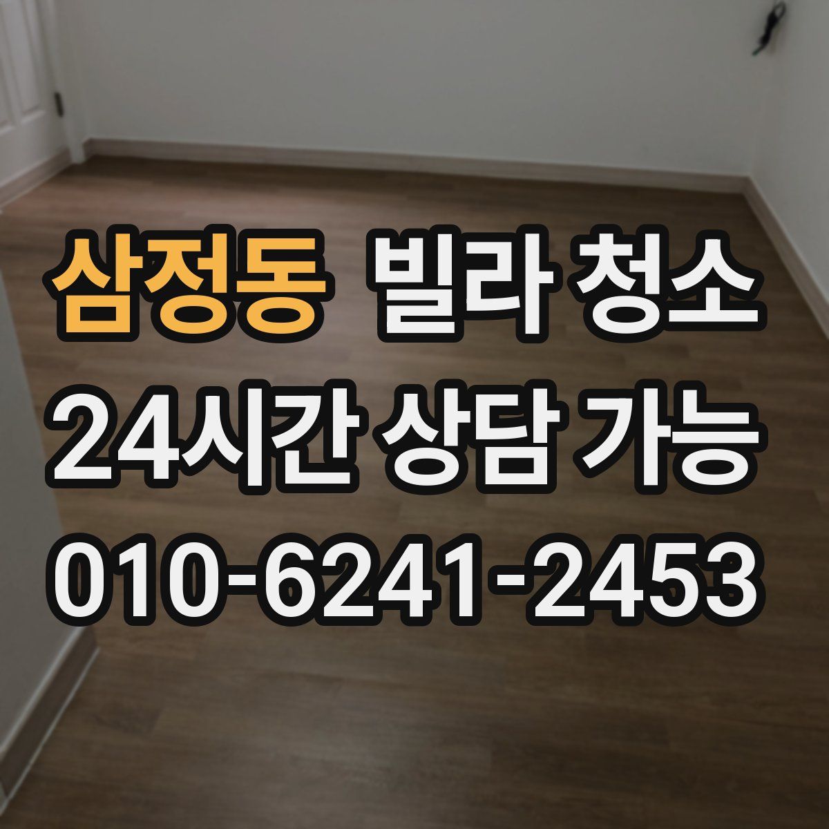 삼정동 빌라 청소