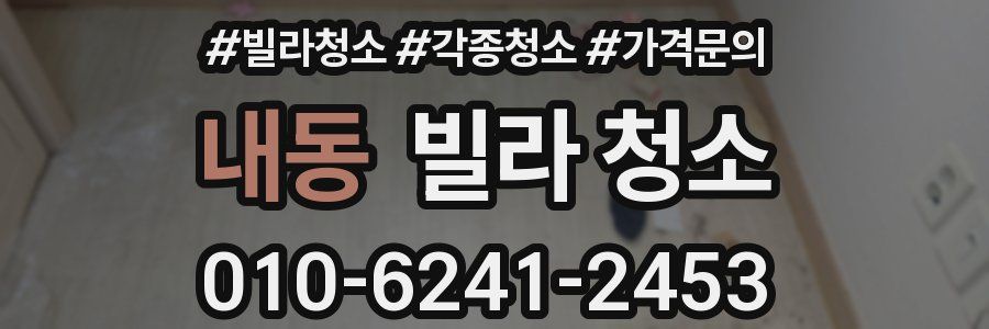 내동 빌라 청소