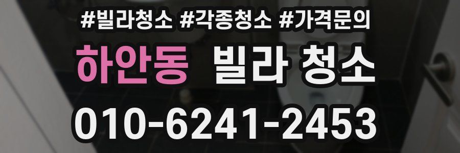 하안동 빌라 청소