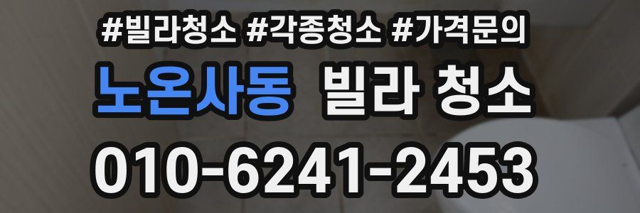 노온사동 빌라 청소