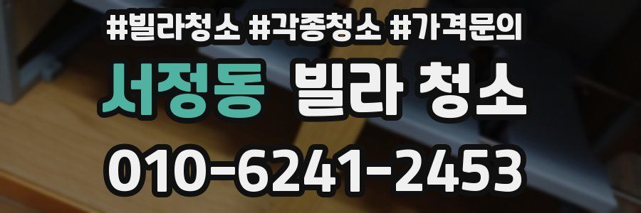 서정동 빌라 청소