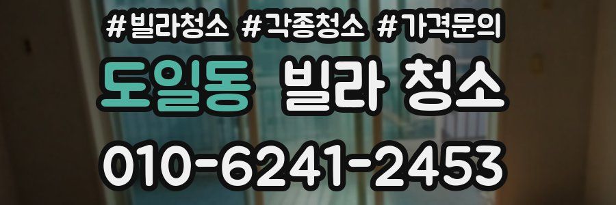 도일동 빌라 청소