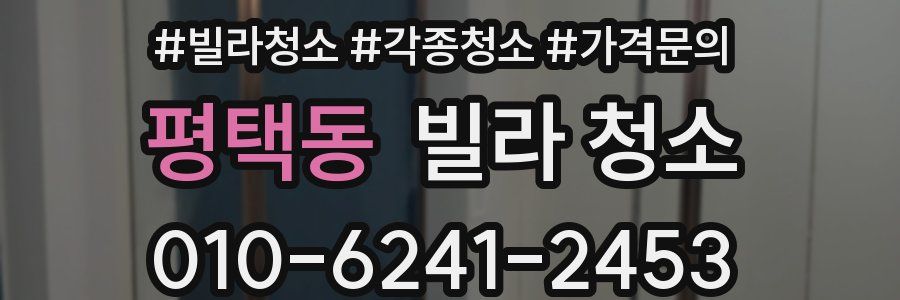 평택동 빌라 청소