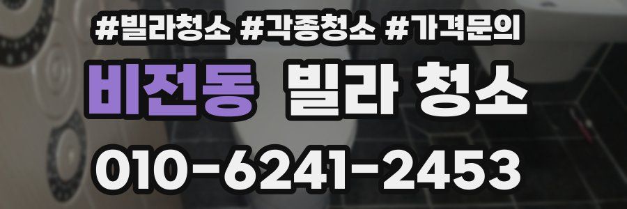 비전동 빌라 청소