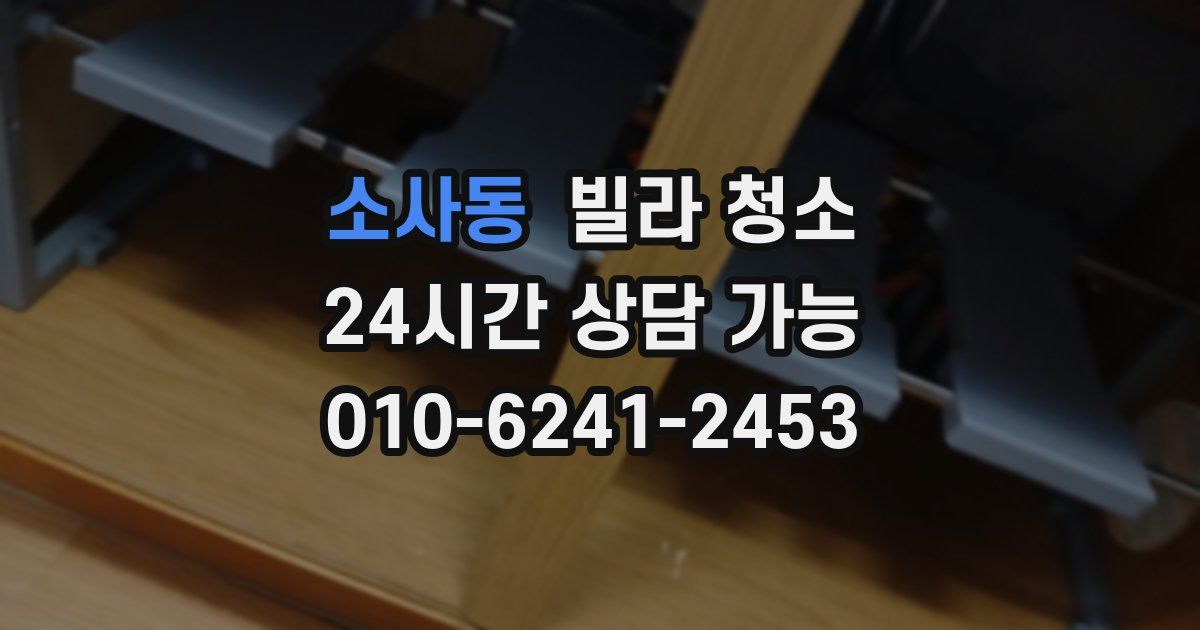 소사동 빌라 청소