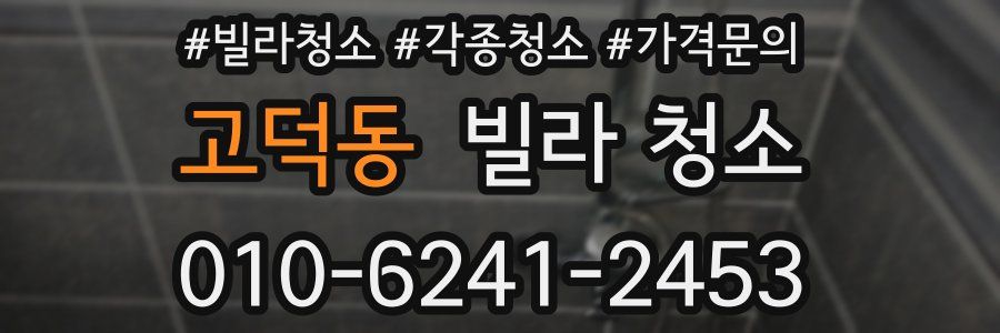 고덕동 빌라 청소