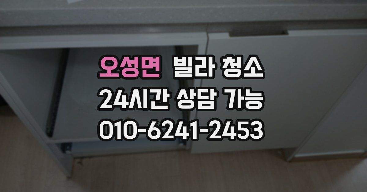 오성면 빌라 청소