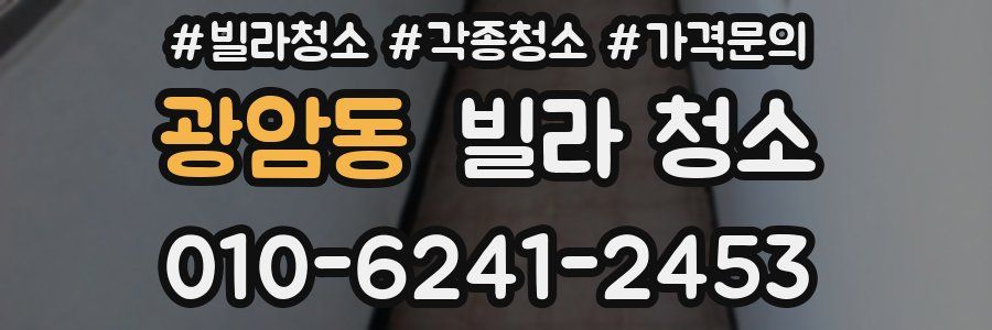 광암동 빌라 청소