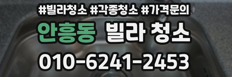 안흥동 빌라 청소