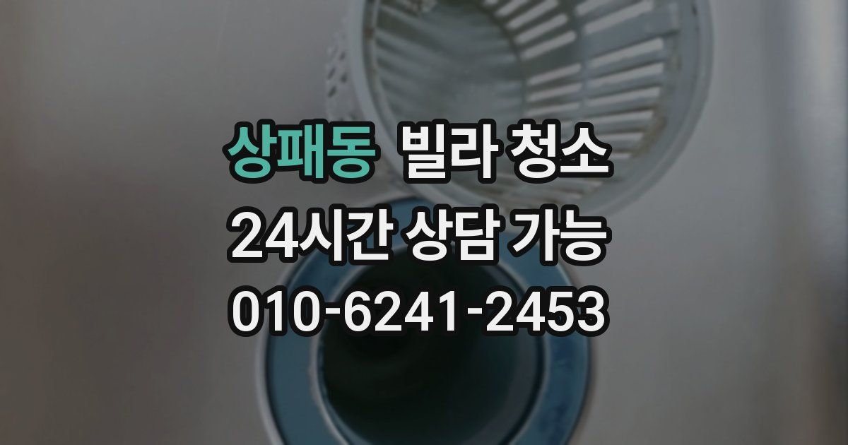 상패동 빌라 청소