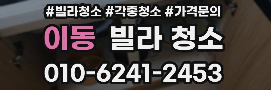 이동 빌라 청소