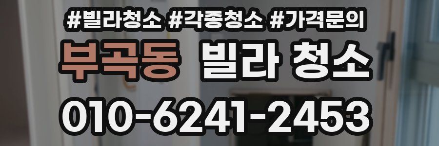 부곡동 빌라 청소