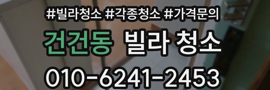 건건동 빌라 청소