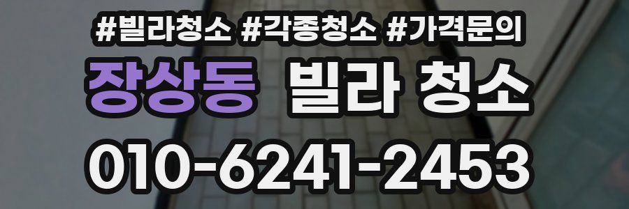 장상동 빌라 청소