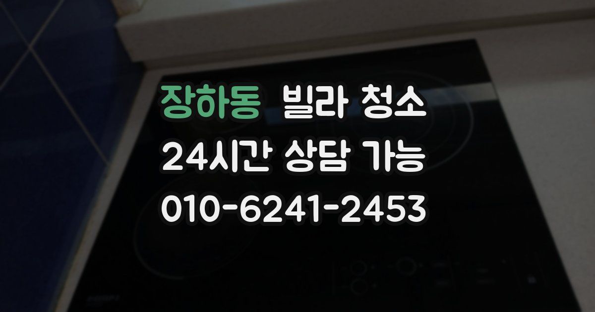 장하동 빌라 청소