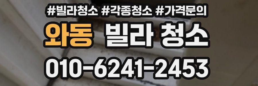 와동 빌라 청소