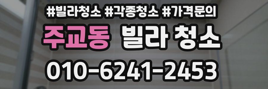 주교동 빌라 청소