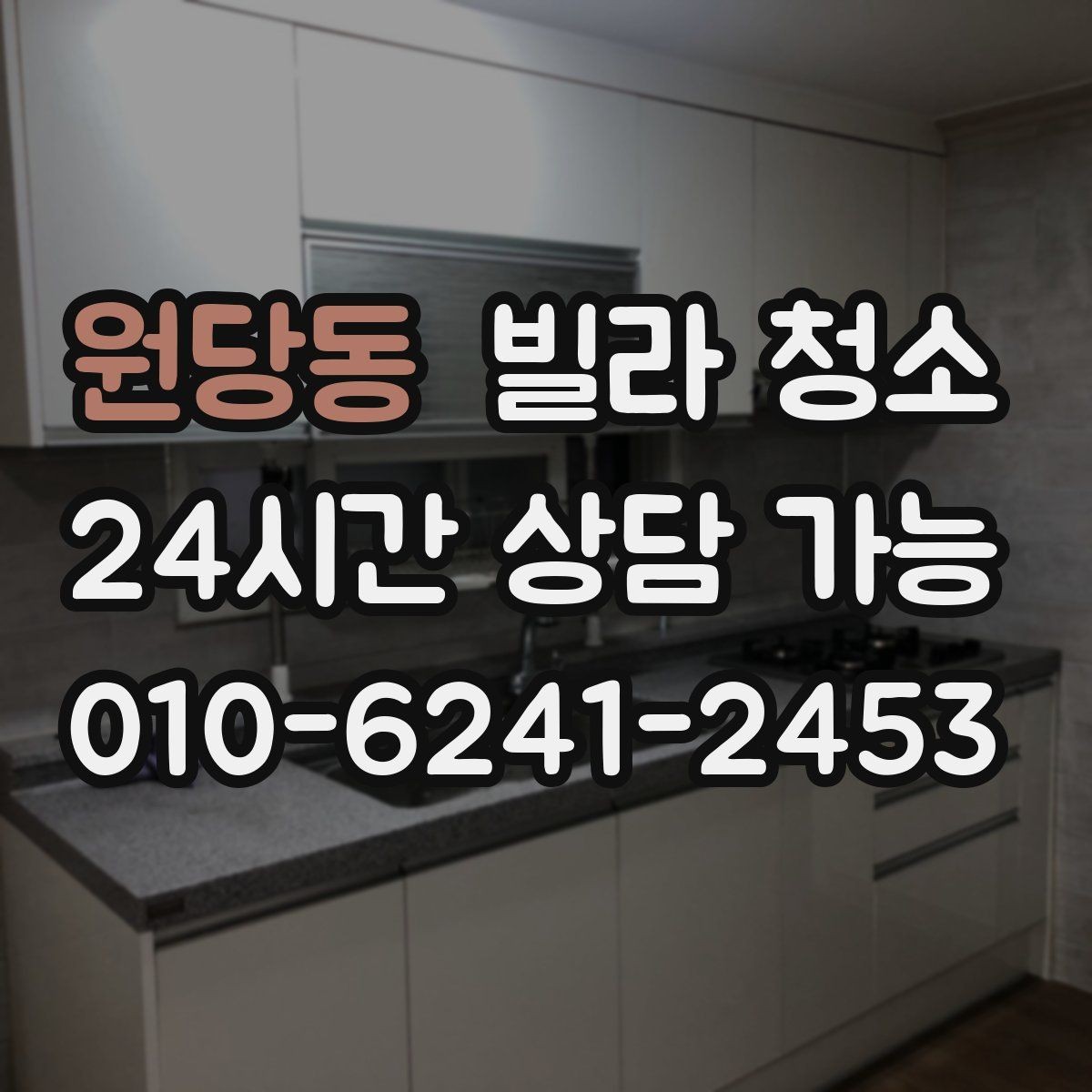원당동 빌라 청소 세면대 하부장 물때 곰팡이 정리 방법
