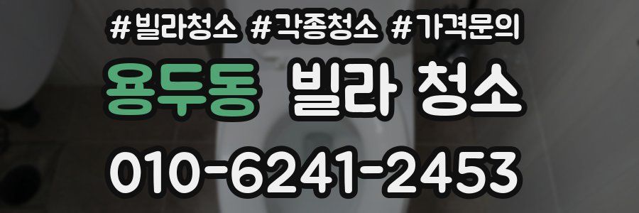용두동 빌라 청소