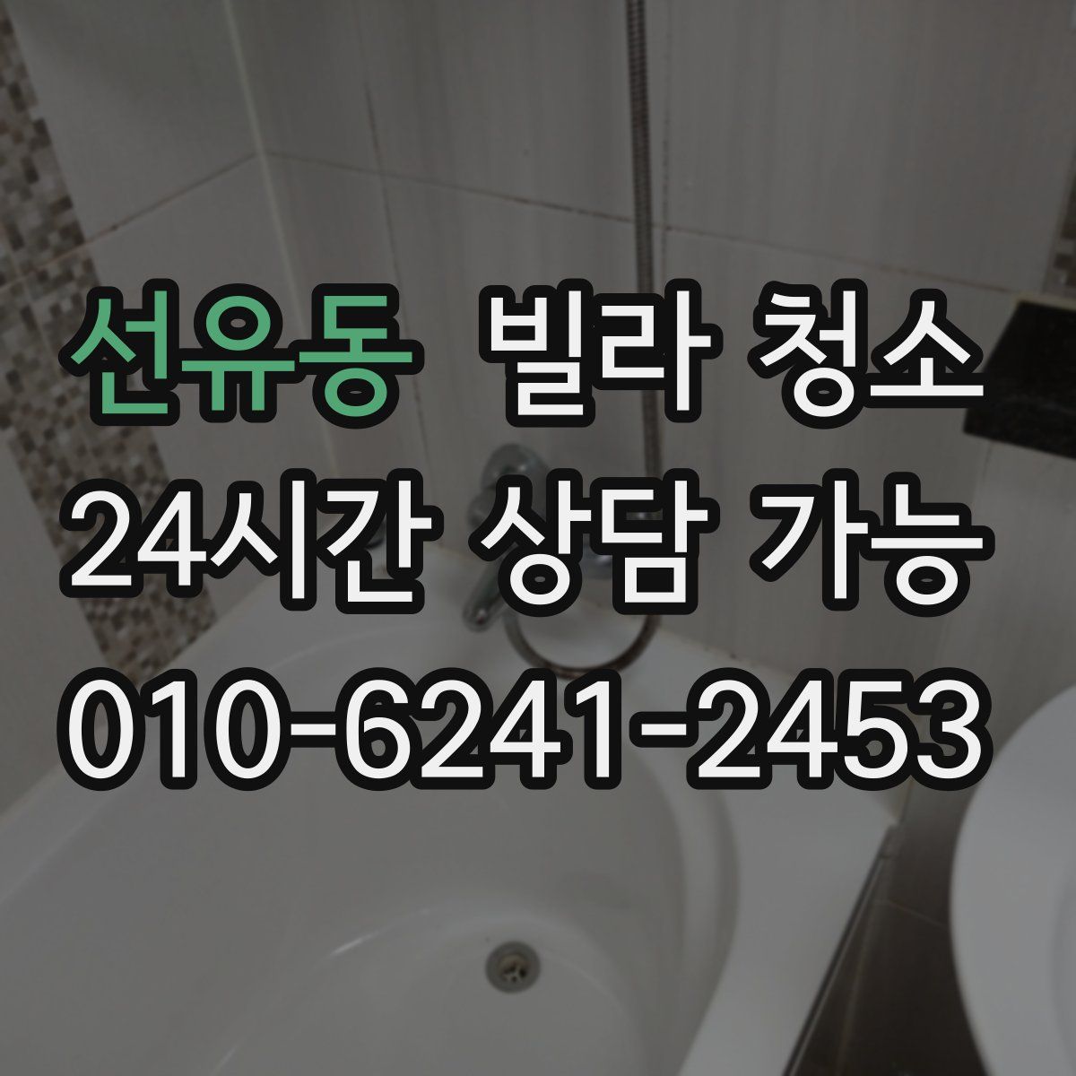 선유동 빌라 청소