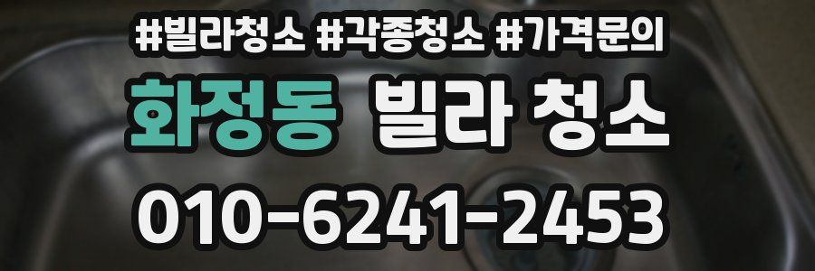 화정동 빌라 청소