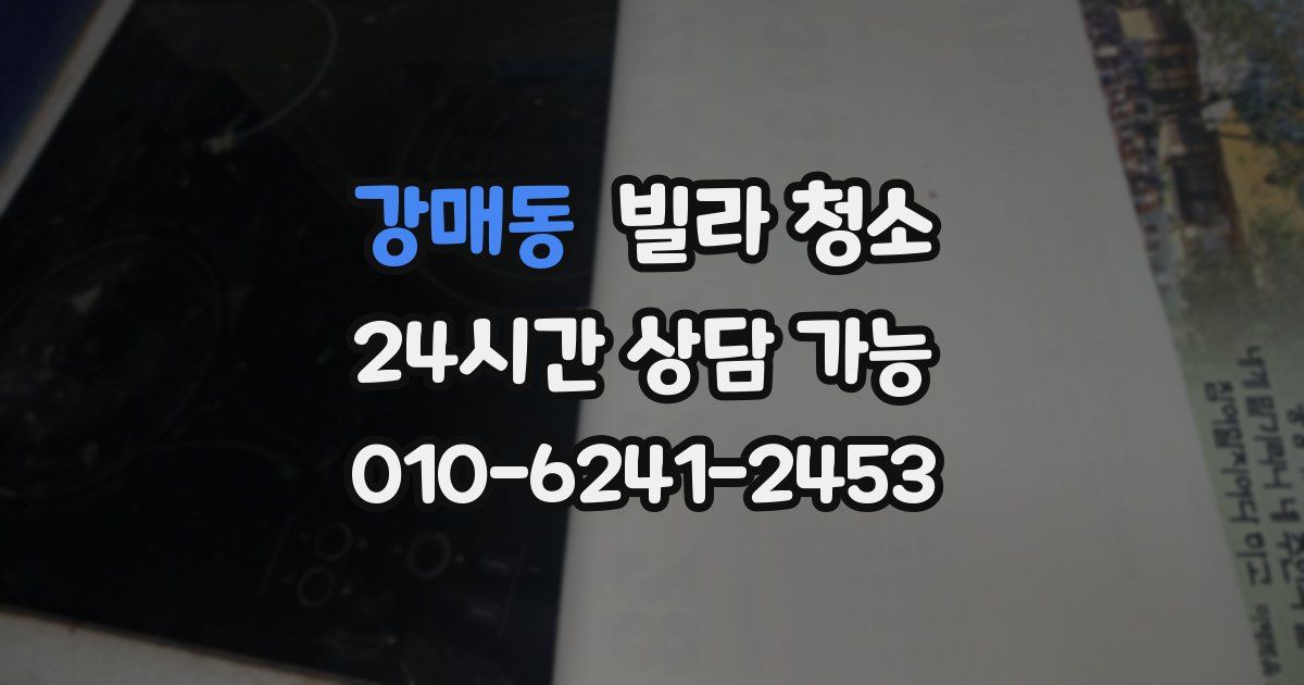 강매동 빌라 청소