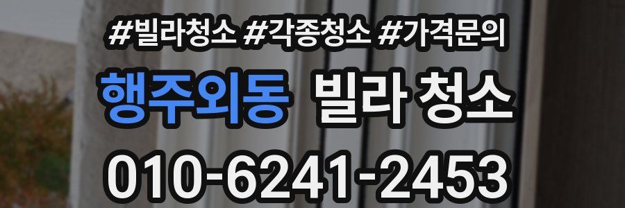 행주외동 빌라 청소
