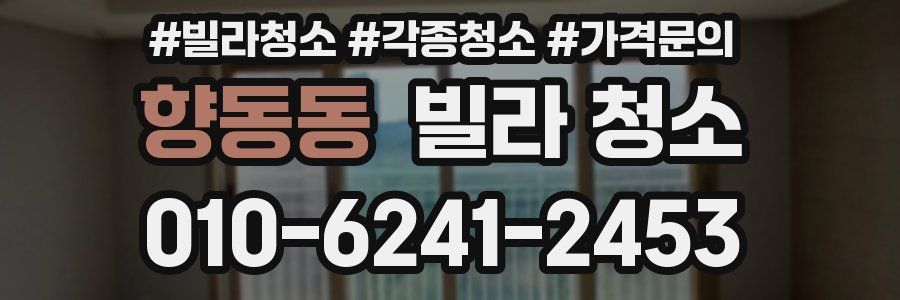 향동동 빌라 청소