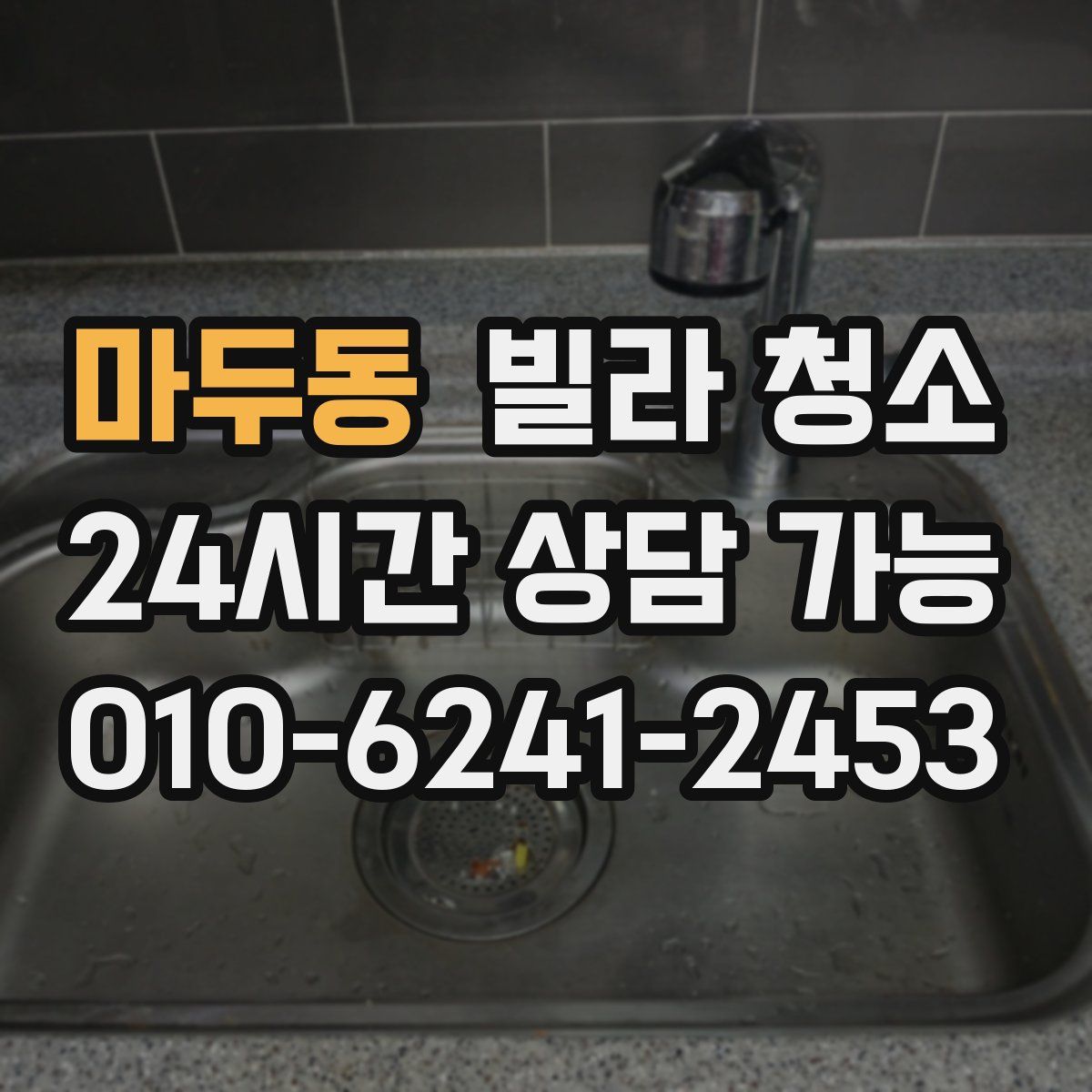 마두동 빌라 청소