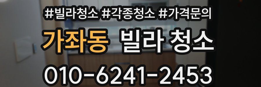 가좌동 빌라 청소