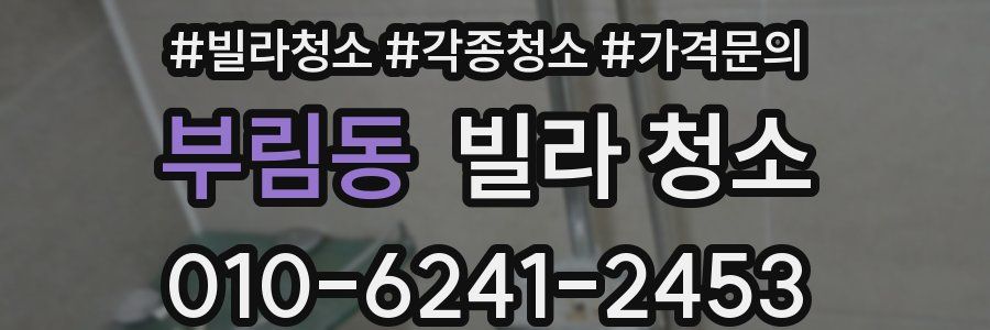 부림동 빌라 청소