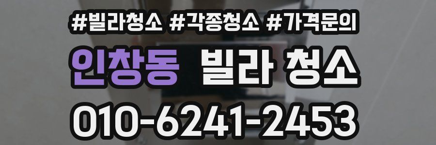 인창동 빌라 청소