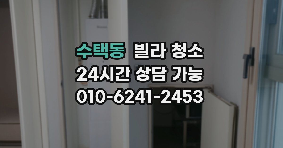 수택동 빌라 청소