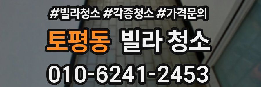 토평동 빌라 청소
