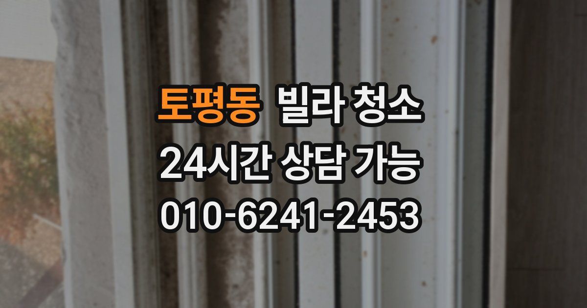 토평동 빌라 청소