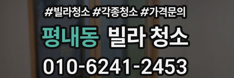 평내동 빌라 청소