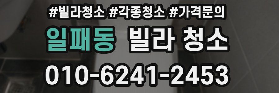 일패동 빌라 청소