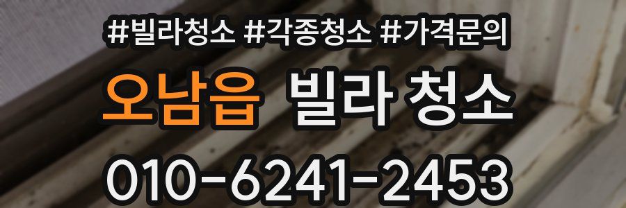 오남읍 빌라 청소