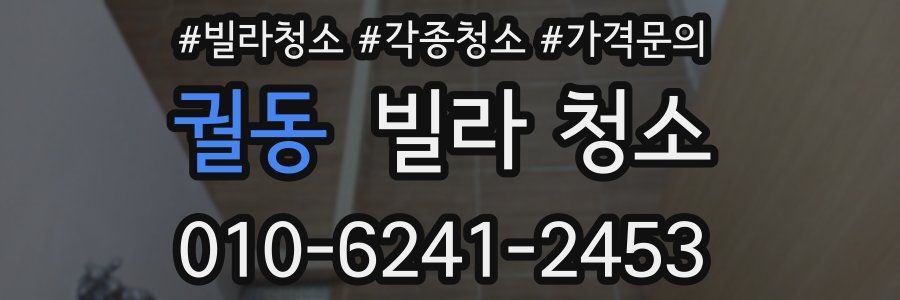 궐동 빌라 청소