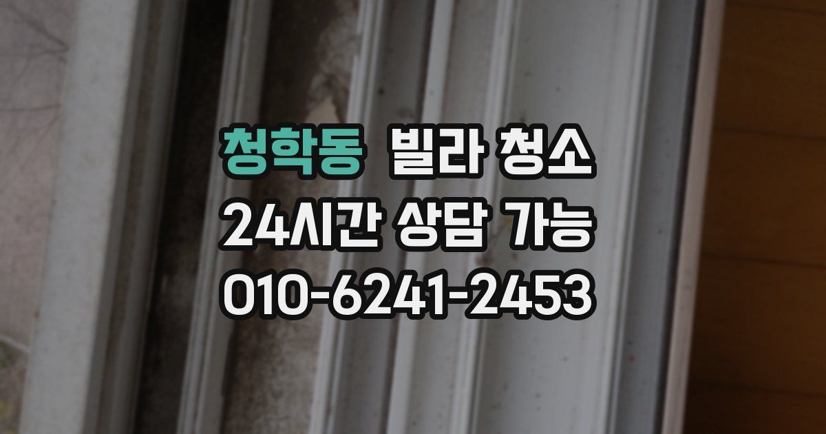 청학동 빌라 청소