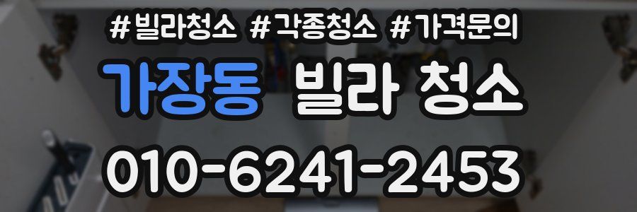 가장동 빌라 청소