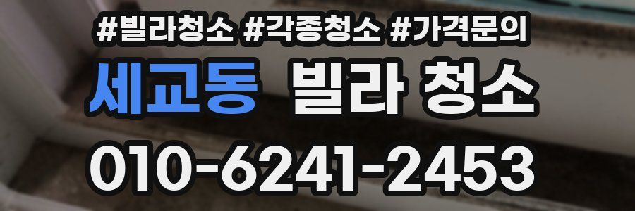 세교동 빌라 청소