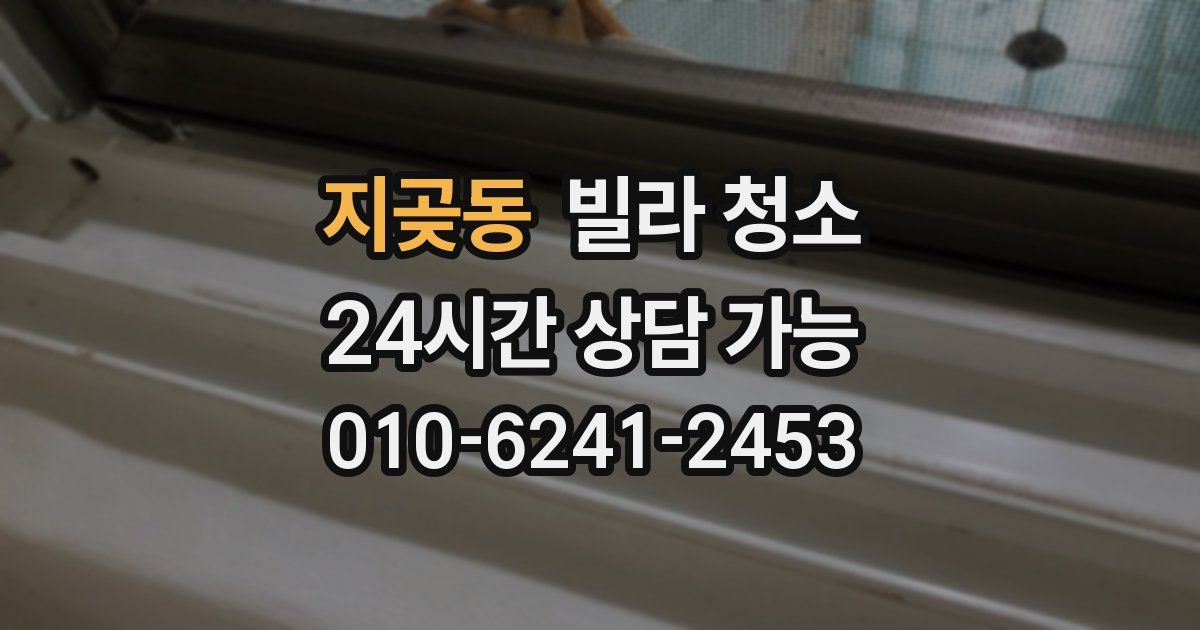 지곶동 빌라 청소