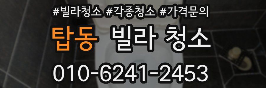 탑동 빌라 청소