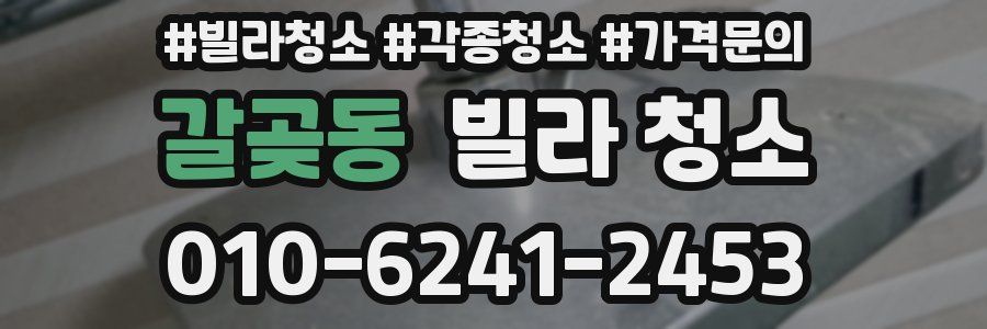 갈곶동 빌라 청소