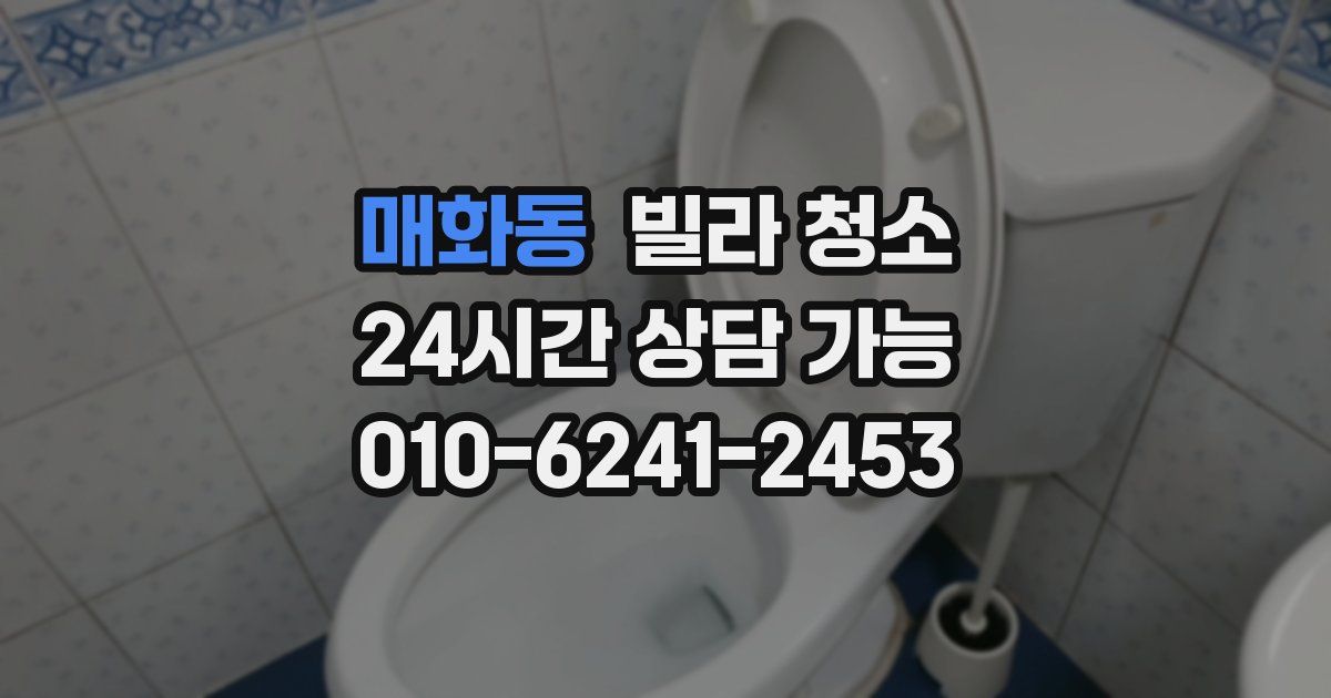 매화동 빌라 청소