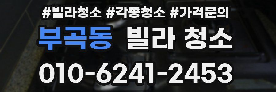 부곡동 빌라 청소